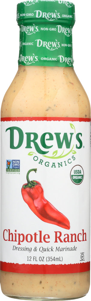 DREWS: Dressing Chipotle Ranch Organic, 12 oz - Vending Business Solutions