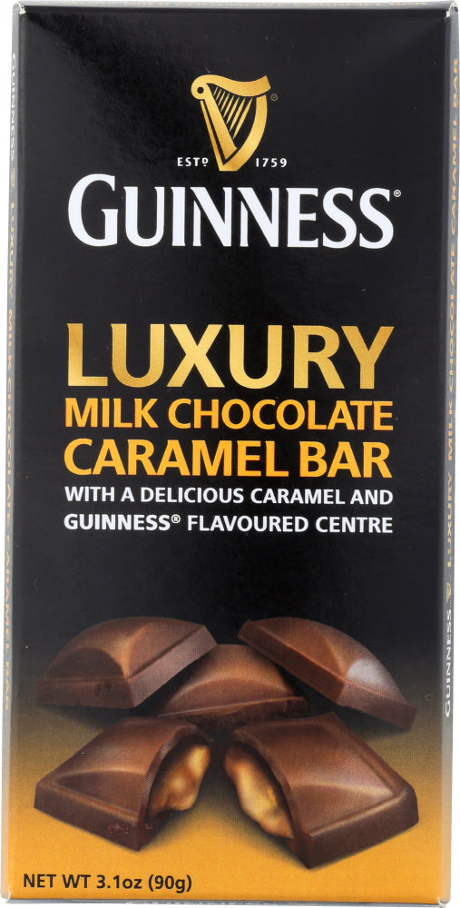 GUINNESS: Bar Milk Chocolate Caramel, 3.17 - Vending Business Solutions