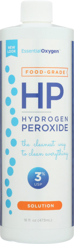 ESSENTIALOXYGEN: Hydrogen Peroxide 3% USP, 16 oz - Vending Business Solutions