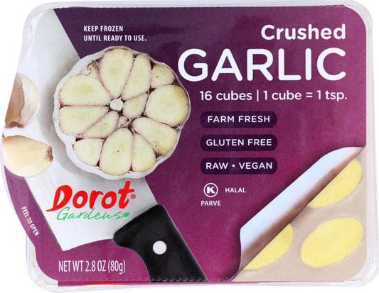 DOROT: Frozen Crushed Garlic Cubes, 2.8 oz - Vending Business Solutions
