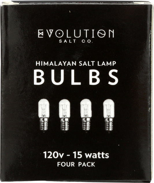 EVOLUTION SALT: Himalayan Salt Lamp Bulbs 15 Watts, 4 pack - Vending Business Solutions