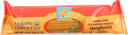 BIONATURAE: Organic Gluten Free Spaghetti Pasta, 12 oz - Vending Business Solutions