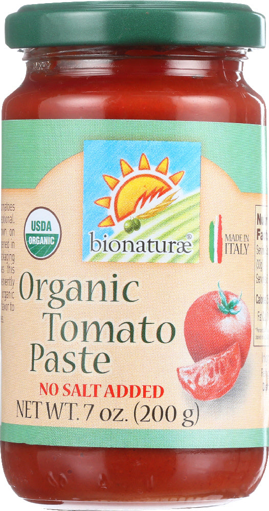 BIONATURAE: Organic Tomato Paste, 7 Oz - Vending Business Solutions