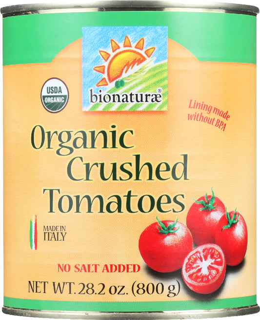 BIONATURAE: Organic Crushed Tomato, 28.2 oz - Vending Business Solutions