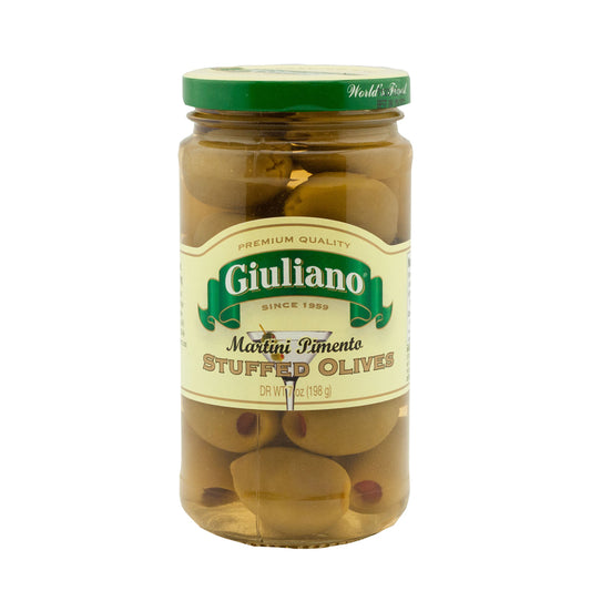 GIULIANO: Martini Pimento Stuffed Olives, 7 oz - Vending Business Solutions
