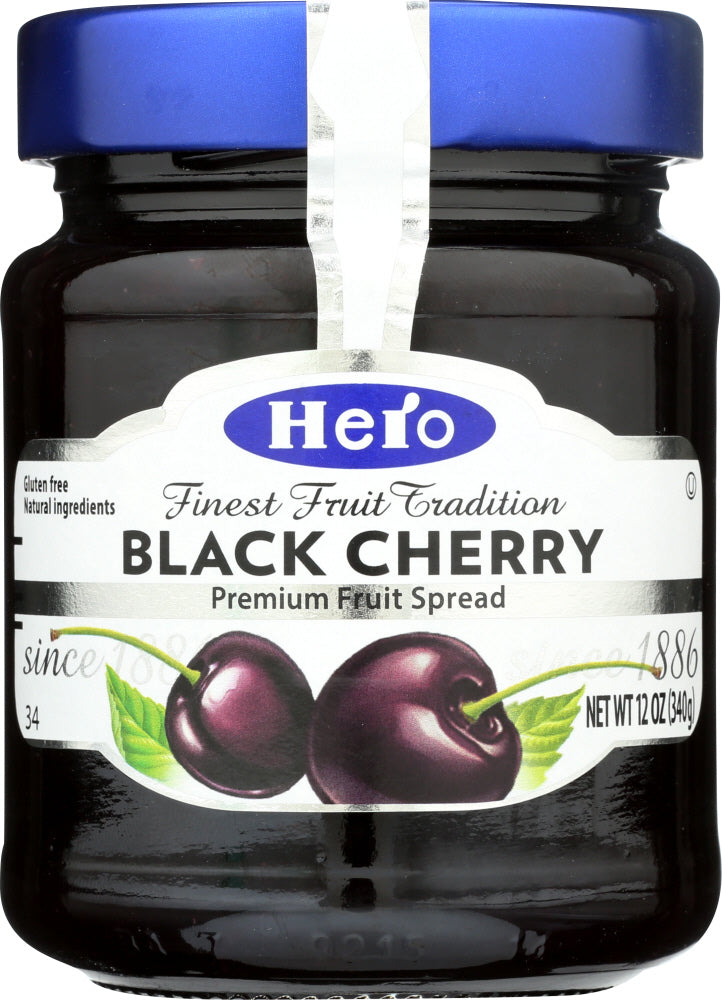 HERO: Premium Black Cherry Fruit Spread, 12 oz - Vending Business Solutions
