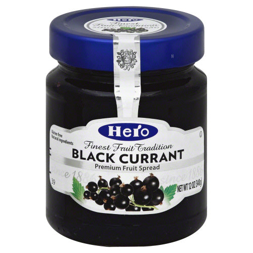 HERO: Fruit Spread Black Currant, 12 oz - Vending Business Solutions