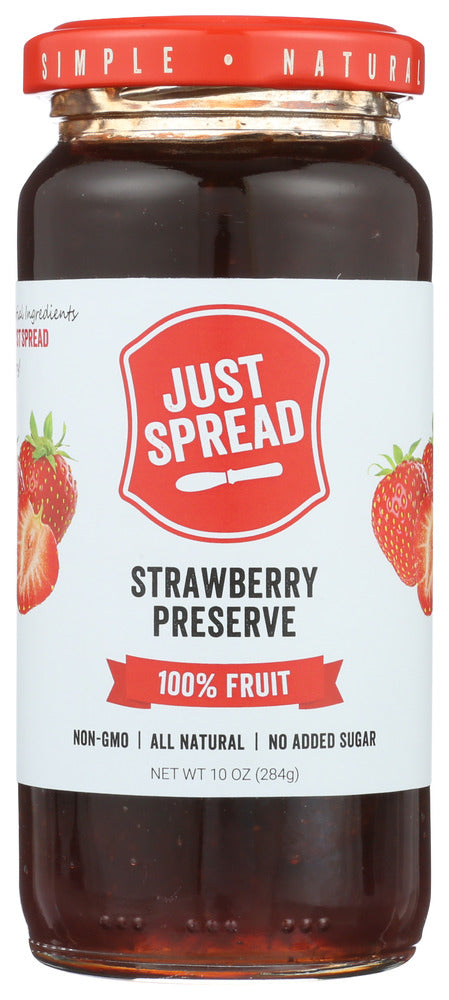 JUST SPREAD: Strawberry Preserve Spread, 10 oz - Vending Business Solutions