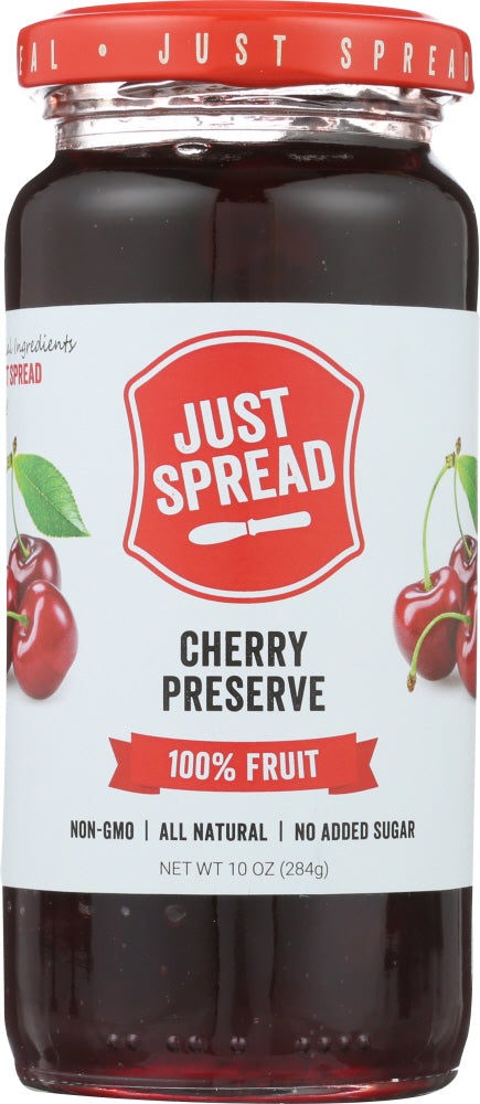 JUST SPREAD: Cherry Preserve Spread, 10 oz - Vending Business Solutions