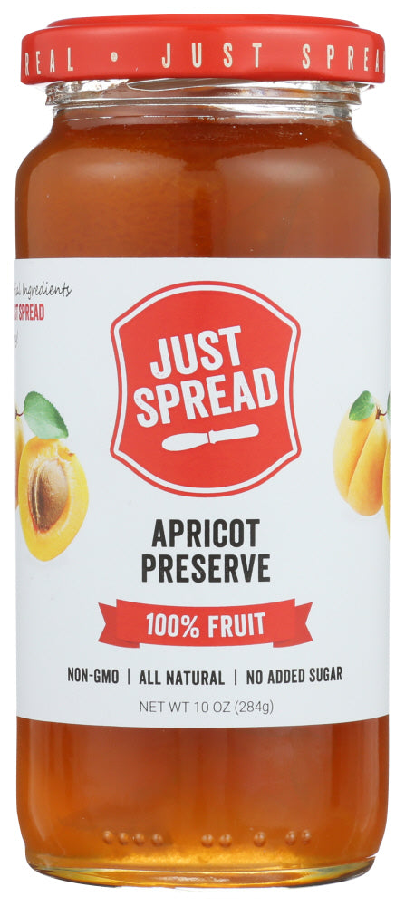 JUST SPREAD: Apricot Preserve Spread, 10 oz - Vending Business Solutions
