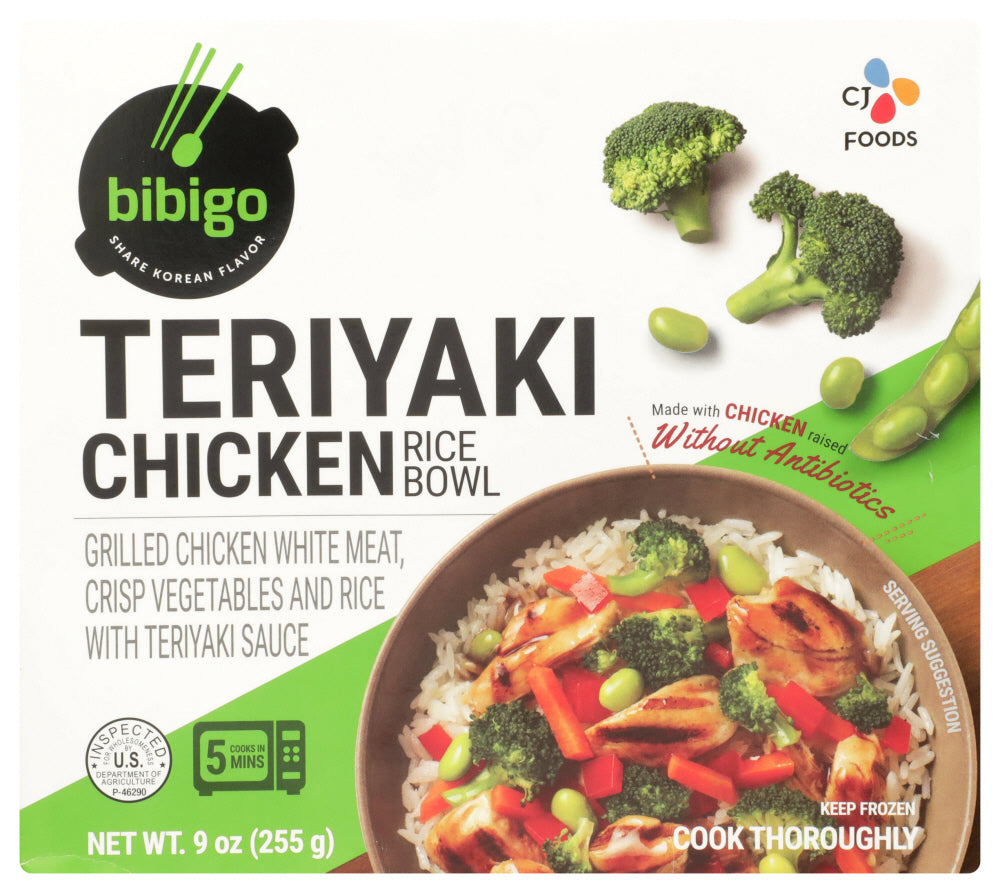 BIBIGO: Teriyaki Chicken Rice Bowl, 9 oz - Vending Business Solutions