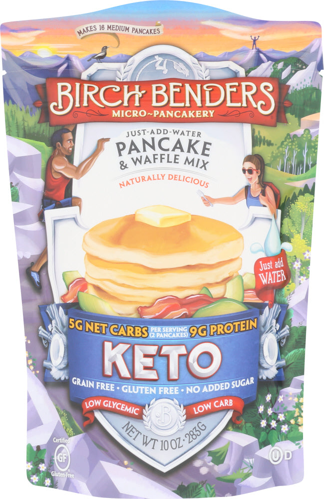 BIRCH BENDERS: Keto Pancake & Waffle Mix, 14 oz - Vending Business Solutions