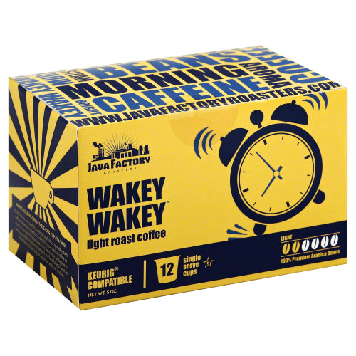 JAVA FACTORY: Coffee Light Roast Wakey Wakey, 12 pc - Vending Business Solutions