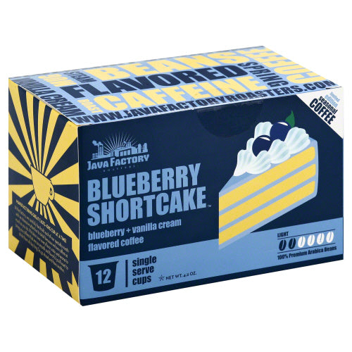 JAVA FACTORY: Coffee Blueberry Shortcake, 12 pc - Vending Business Solutions