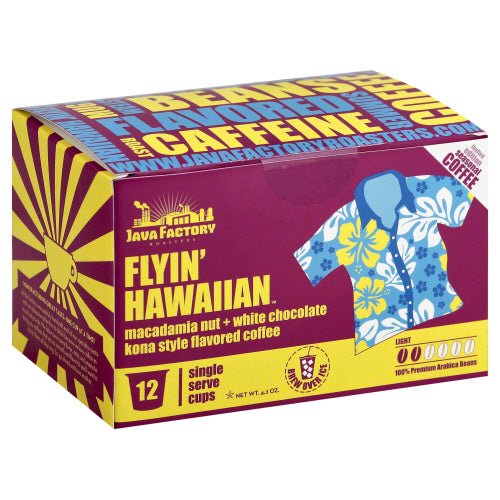 JAVA FACTORY: Coffee Flyin Hawaiian, 12 pc - Vending Business Solutions