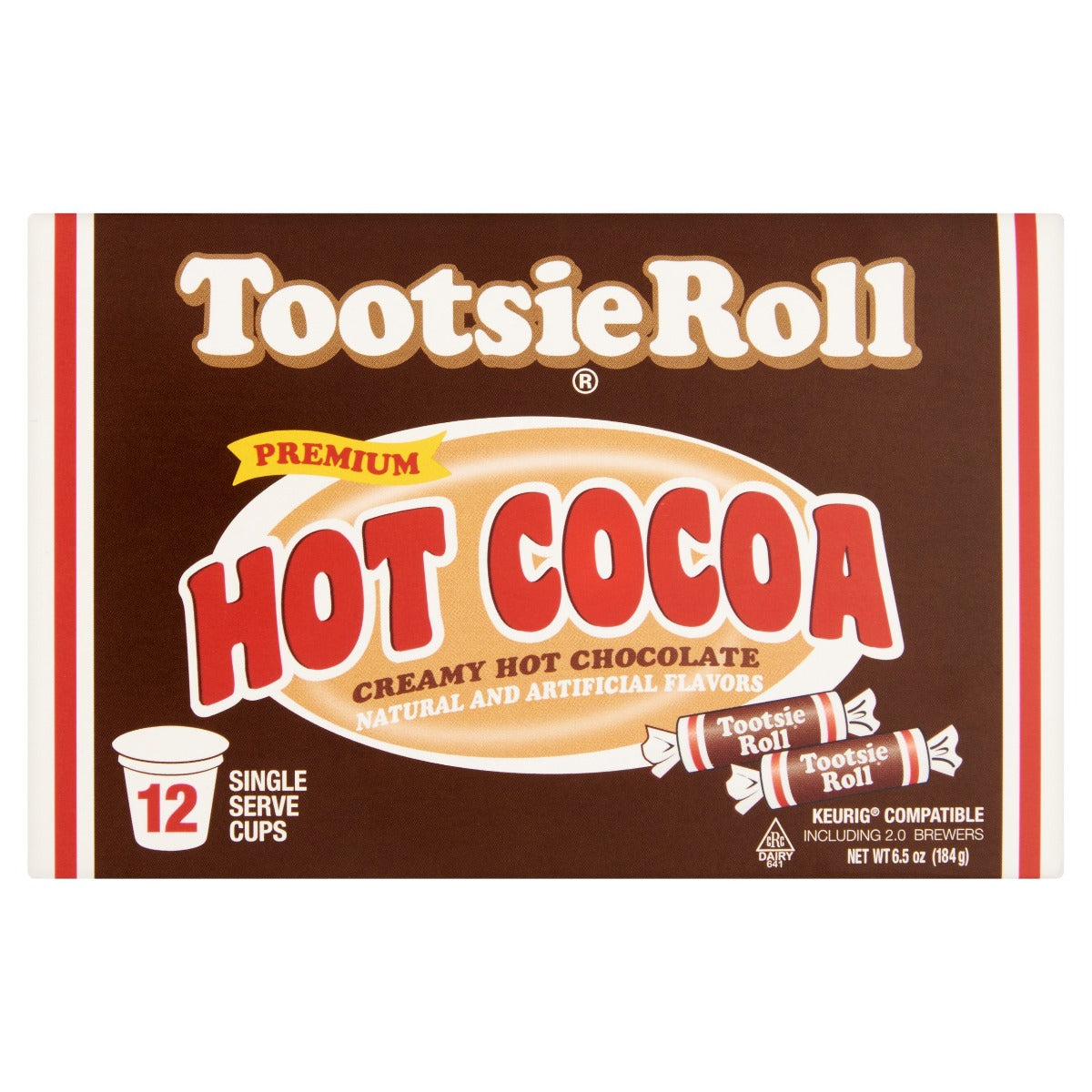 COCOA HOT TOOTSIE ROLL: Cocoa Hot Tootsie Roll, 12 pc - Vending Business Solutions