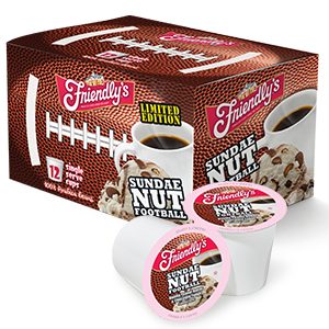 FRIENDLYS: Sundae Nut Football Coffee, 12 pc - Vending Business Solutions
