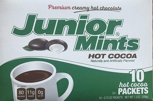COCOA HOT TOOTSIE ROLL: Hot Cocoa Junior Mints Pack, 10 pc - Vending Business Solutions