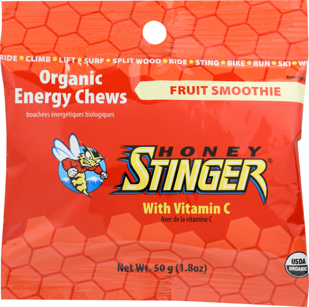 HONEY STINGER: Organic Energy Chews Fruit Smoothie, 1.8 Oz - Vending Business Solutions