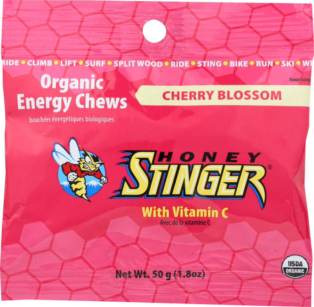 HONEY STINGER: Cherry Blossom Organic Energy Chews, 1.8 oz - Vending Business Solutions