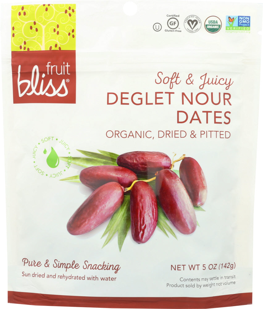 FRUIT BLISS: Organic Deglet Nour Dates, 5 oz - Vending Business Solutions