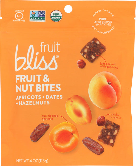 FRUIT BLISS: BITE APRICOT DATE HAZLENT (4.000 OZ) - Vending Business Solutions