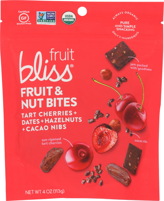 FRUIT BLISS: Bite Cherry Hazelnut Cacao, 4 oz - Vending Business Solutions