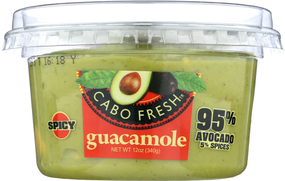 CABO FRESH: Spicy Guacamole, 12 oz - Vending Business Solutions