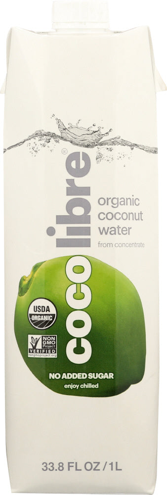COCO LIBRE: Pure Organic Coconut Water, 33.8 oz - Vending Business Solutions