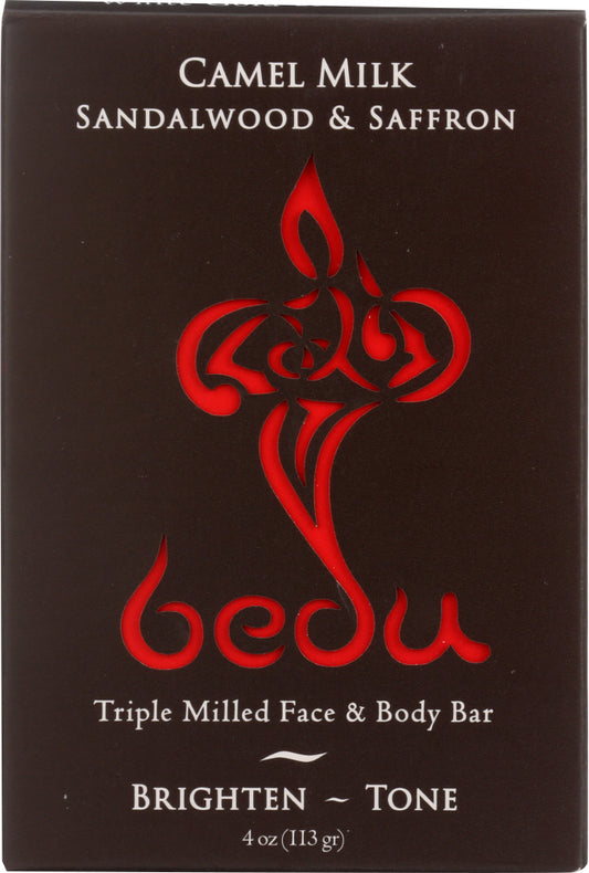 BEDU: Camel Milk Sandalwood and Saffron Soar Bar, 4 oz - Vending Business Solutions