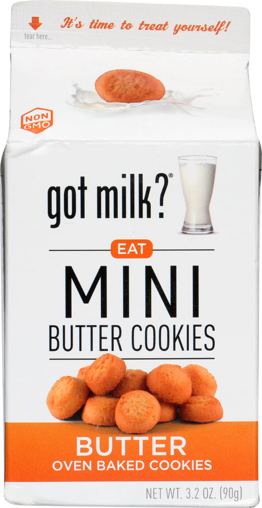 GOT MILK: Mini Butter Cookies, 3 oz - Vending Business Solutions