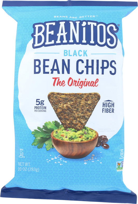 BEANITOS: Black Bean Chips The Original Party Size 10 Oz - Vending Business Solutions