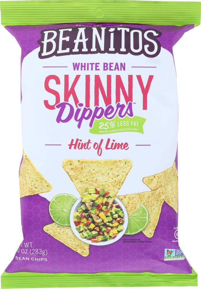 BEANITOS: White Bean Skinny Dippers Hint Of Lime 10 Oz - Vending Business Solutions