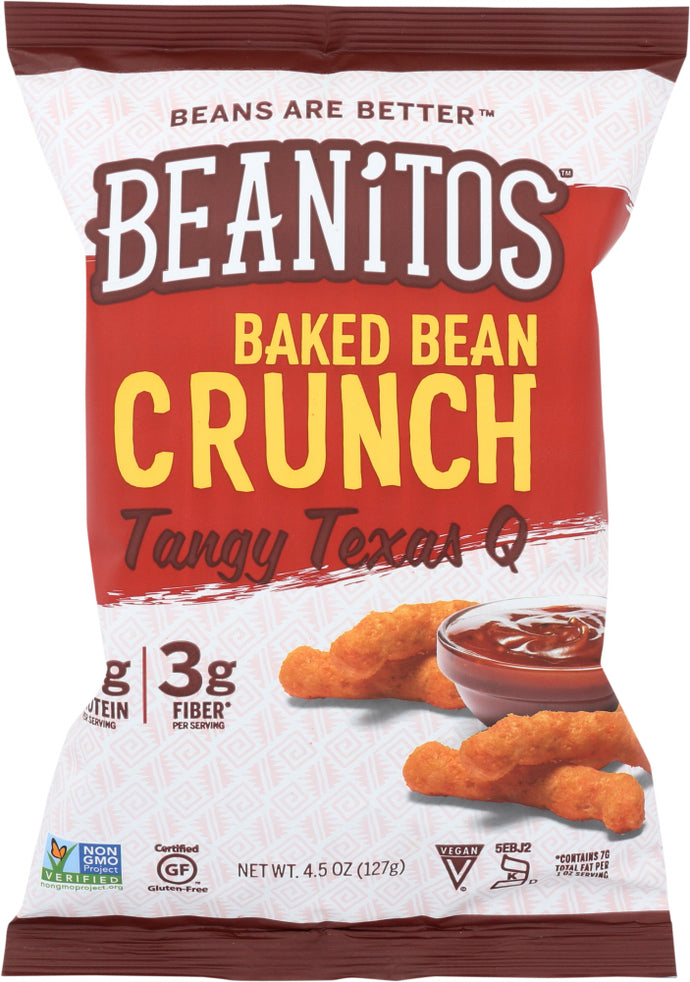 BEANITOS: Snack Tangy Texas Q Baked Bean Crunch, 4.5 oz - Vending Business Solutions