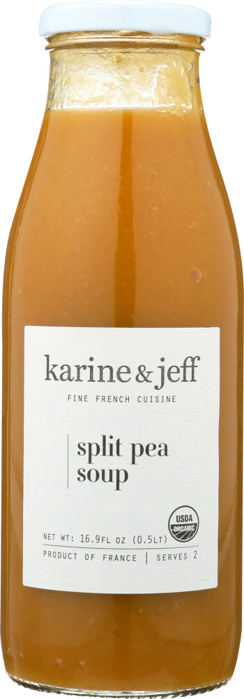 KARINE & JEFF: Soup Split Pea, 16.9 oz - Vending Business Solutions