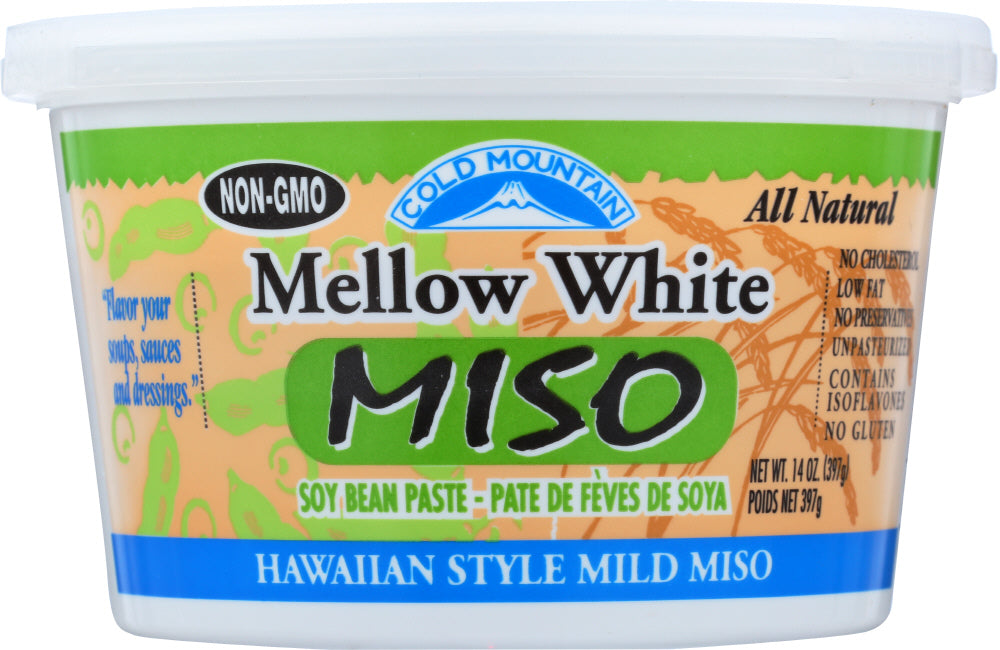 COLD MOUNTAIN: Miso Mellow White, 14 oz - Vending Business Solutions