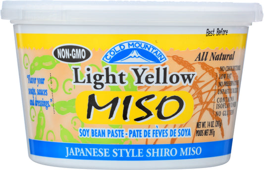 COLD MOUNTAIN: Light Yellow Miso, 14 oz - Vending Business Solutions