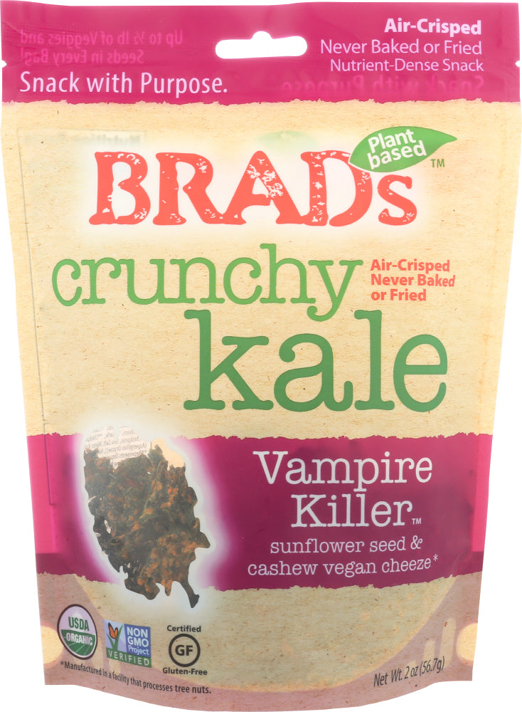 BRADS RAW: Crunchy Kale Vampire Killer, 2 oz - Vending Business Solutions