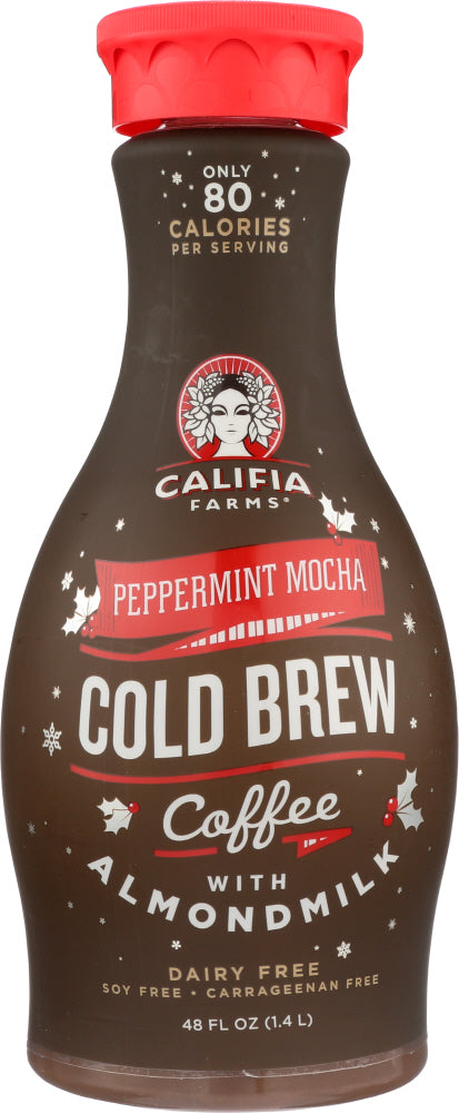 CALIFIA: Peppermint Mocha Cold Brew Coffee, 48 oz - Vending Business Solutions