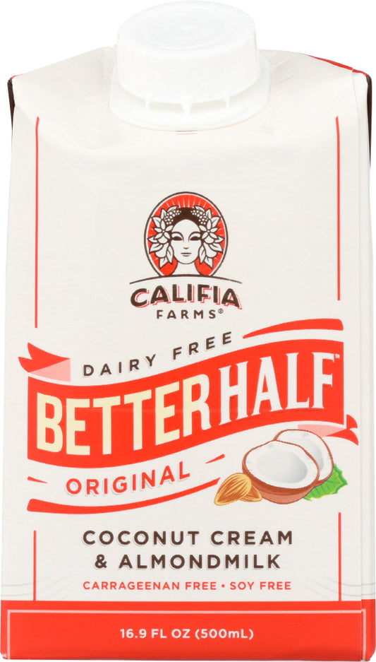 CALIFIA: Original Better Half Coconut Cream & Almondmilk, 16.9 oz - Vending Business Solutions