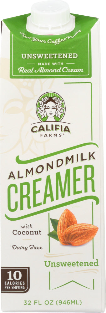 CALIFIA: Unsweetened Almond Milk Creamer, 32 oz - Vending Business Solutions