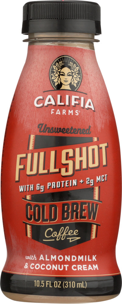 CALIFIA: Full Shot Cold Brew Coffee, 10.50 oz - Vending Business Solutions