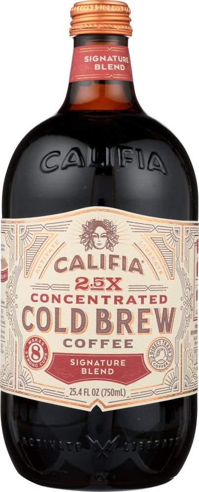 CALIFIA: Concentrated Cold Brew Coffee Signature Blend, 25.4 oz - Vending Business Solutions
