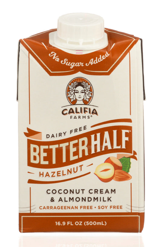 CALIFIA: Better Half Hazelnut Creamer, 16.9 oz - Vending Business Solutions