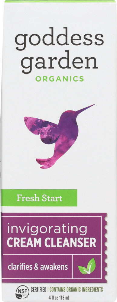 GODDESS GARDEN: Fresh Start Invigorating Cream Cleanser, 4 oz - Vending Business Solutions