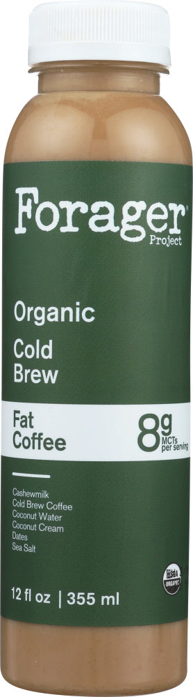 FORAGER: Organic Cold Brew Fat Coffee, 12 oz - Vending Business Solutions