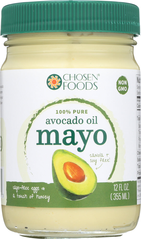 CHOSEN FOODS: 100% Pure Avocado Oil Mayo, 12 oz - Vending Business Solutions