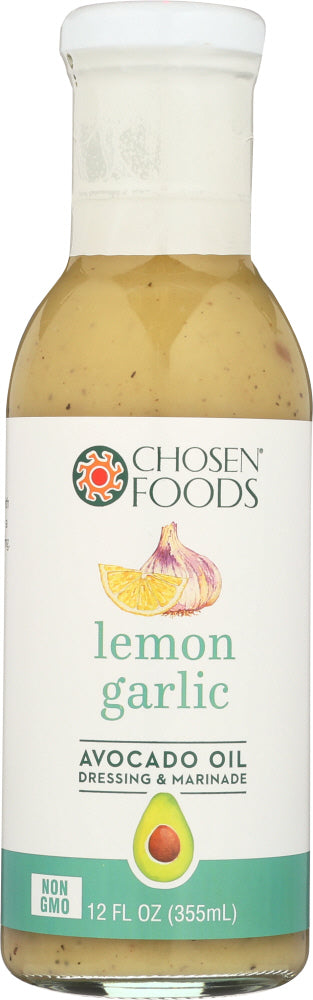 CHOSEN FOODS: Lemon Garlic Dressing, 12 oz - Vending Business Solutions