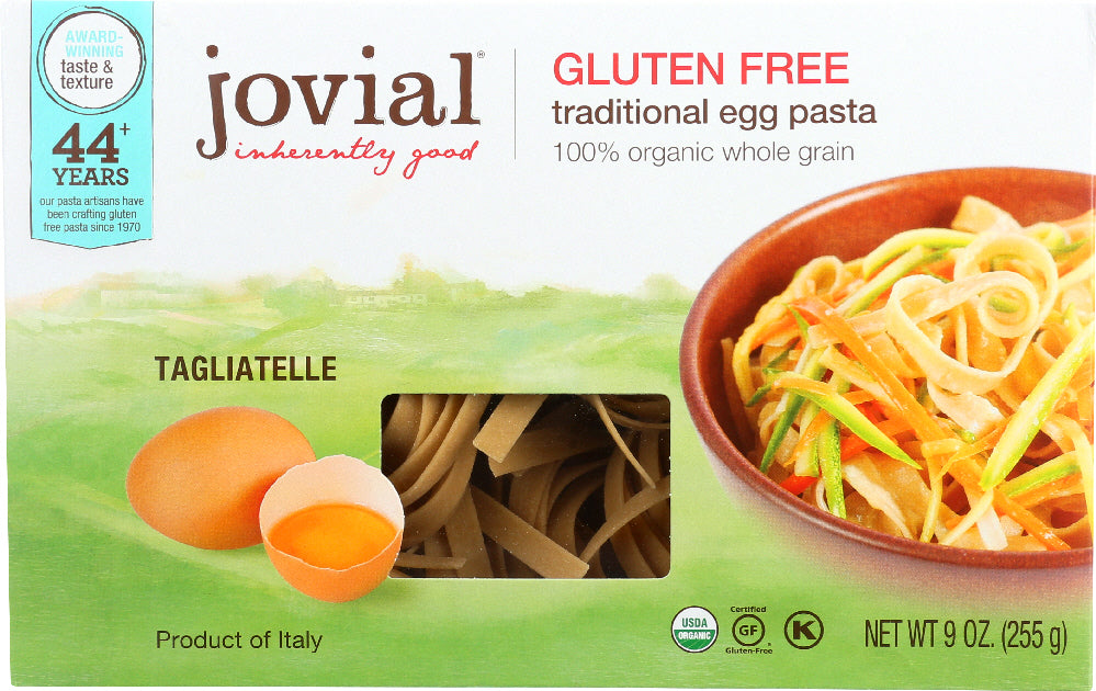 JOVIAL: Organic Gluten Free Brown Rice Pasta Tagliatelle, 9 oz - Vending Business Solutions
