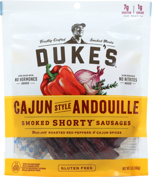 DUKES: Cajun Style Andouille Smoked Shorty Sausage, 5 oz - Vending Business Solutions